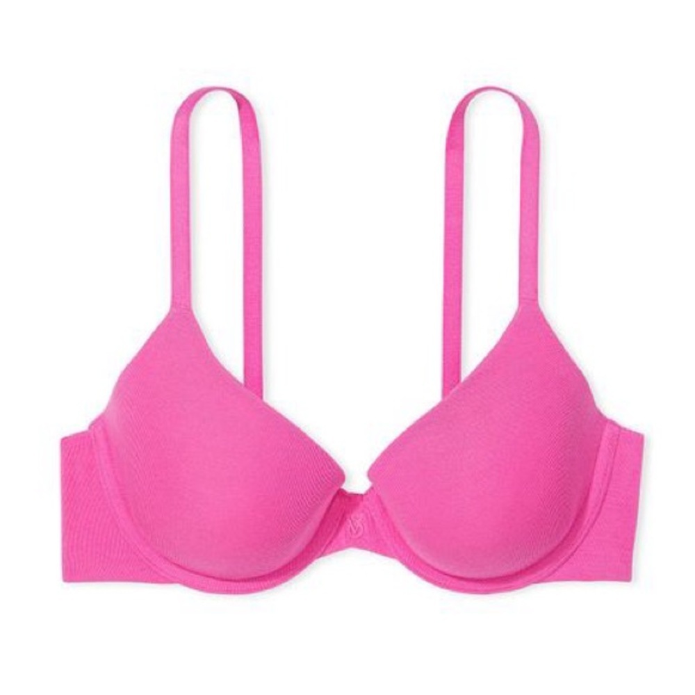 NWT VS x Naomi Osaka T-Shirt Forever Soft Demi Bra in Summer Pink size 32DDD